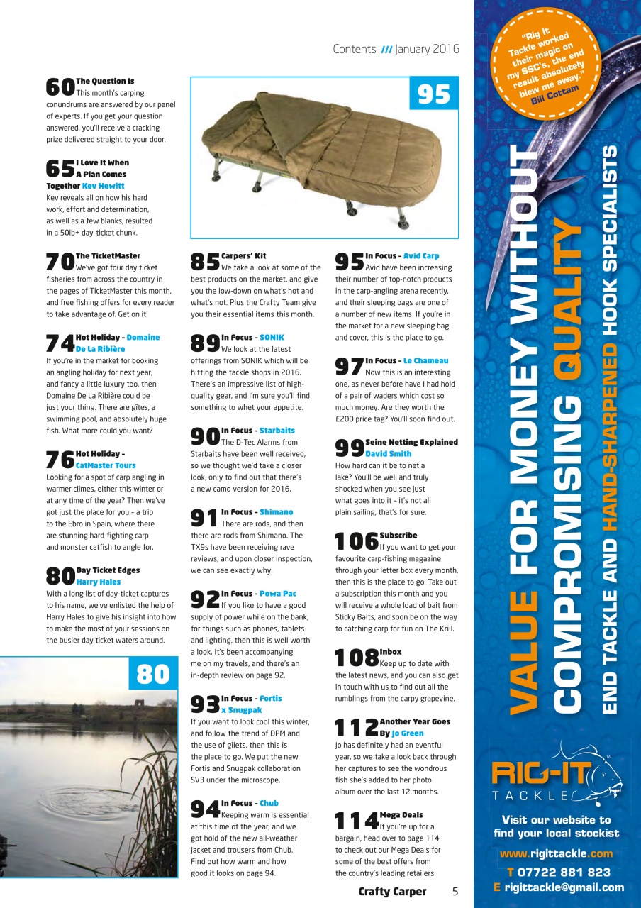 Crafty Carper Preview Pages