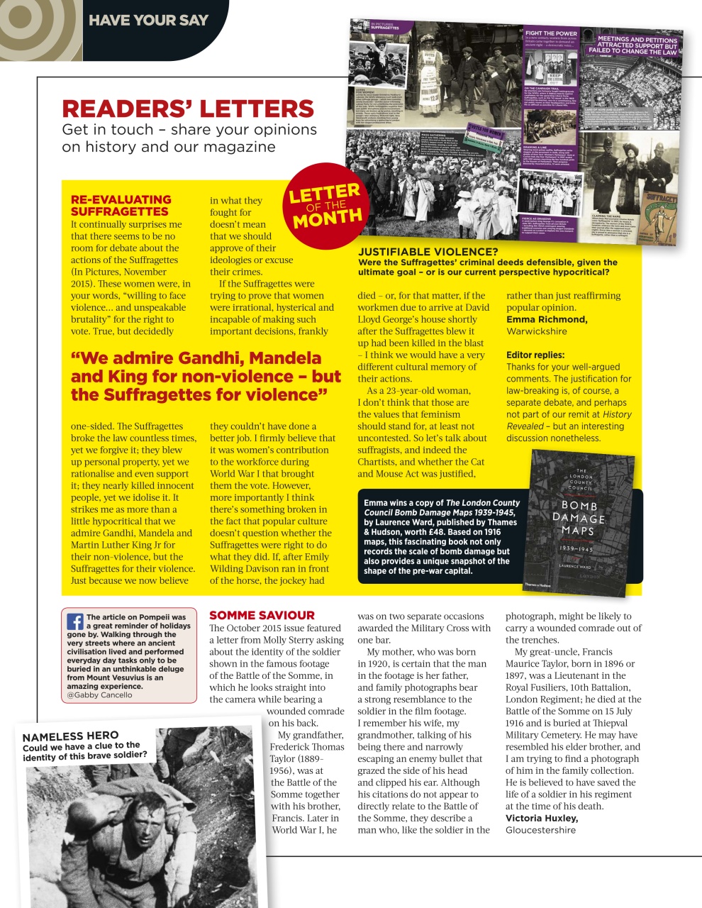BBC History Revealed Magazine Preview Pages