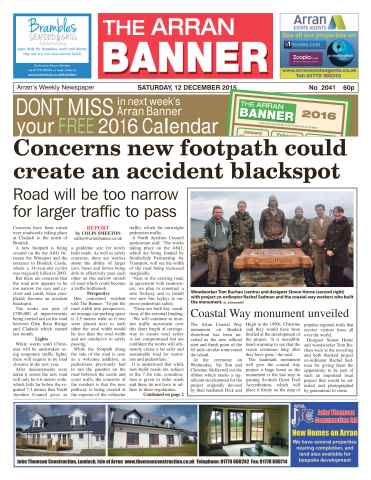 Arran Banner issue 12 December 2015
