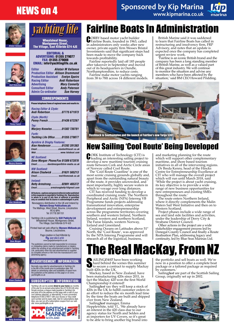 Yachting Life Preview Pages