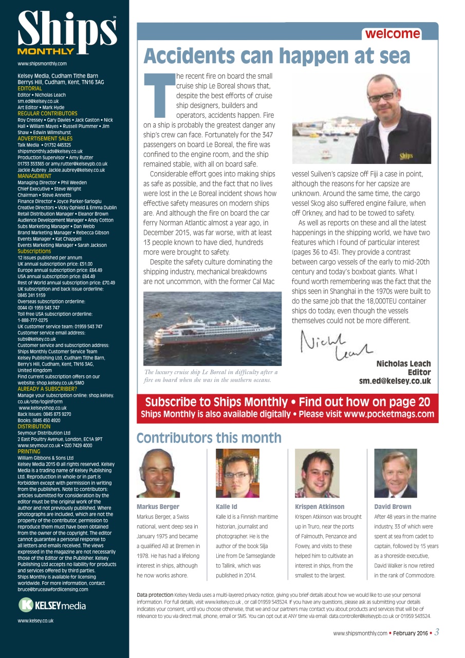 Ships Monthly Preview Pages