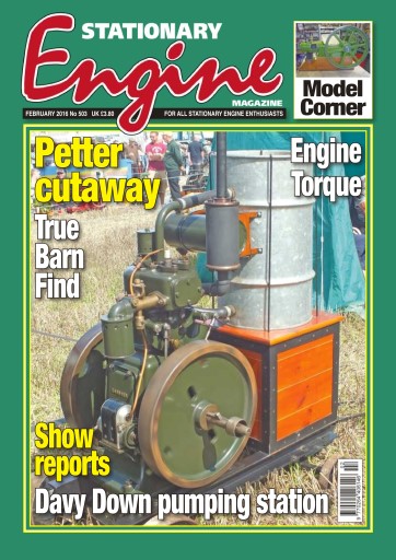 Stationary Engine issue 