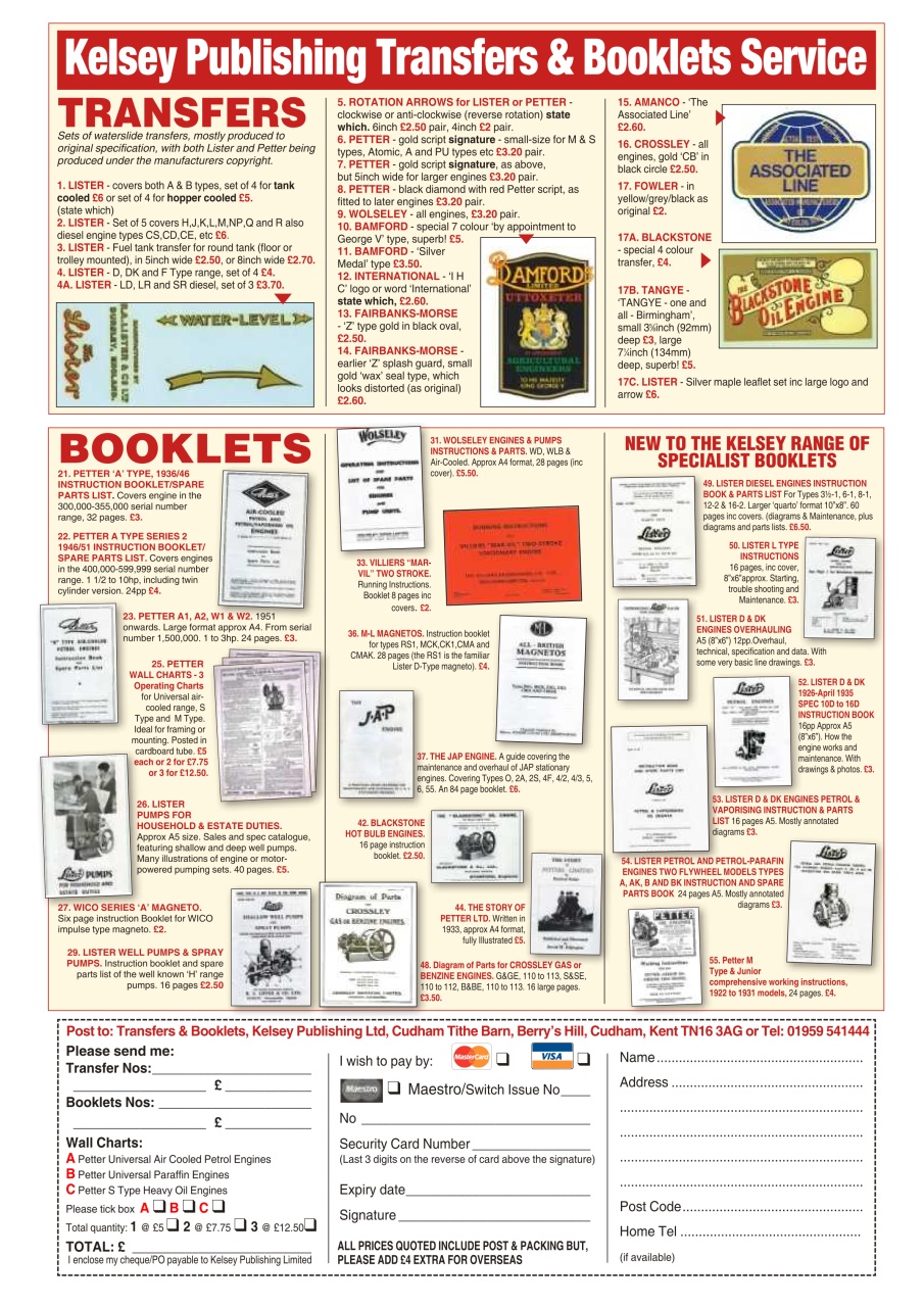 Stationary Engine Preview Pages
