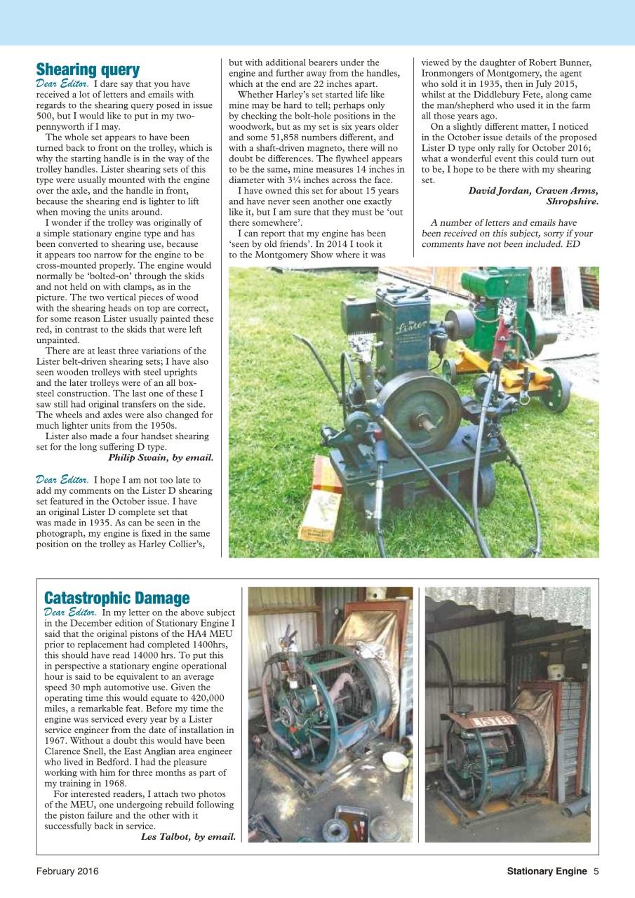 Stationary Engine Preview Pages