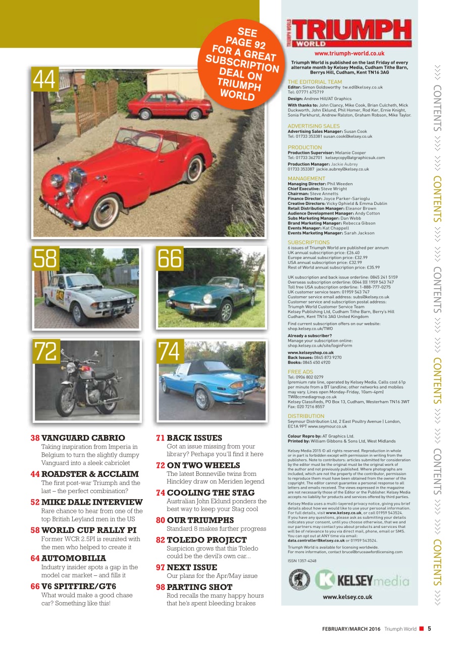 Triumph World Preview Pages