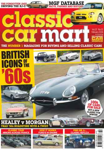 Classic Car Mart issue Vol. 22 No. 2 British Icons of the '60s