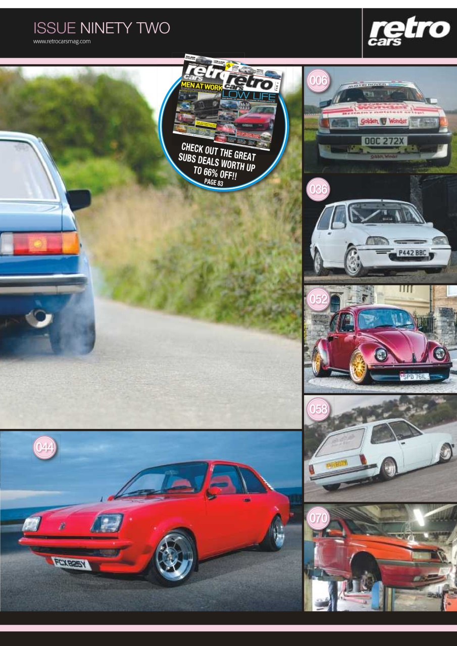 Retro Cars Preview Pages
