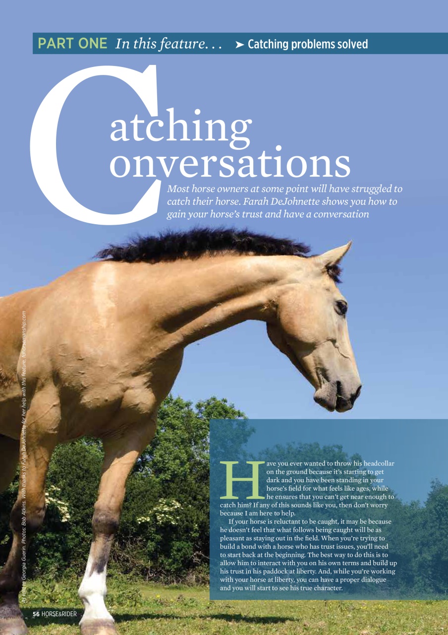 Horse&Rider Magazine - UK equestrian magazine for Horse and Rider Preview Pages