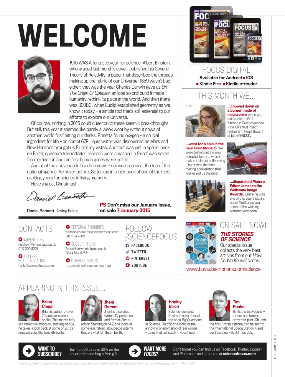 BBC Science Focus Magazine Preview Pages