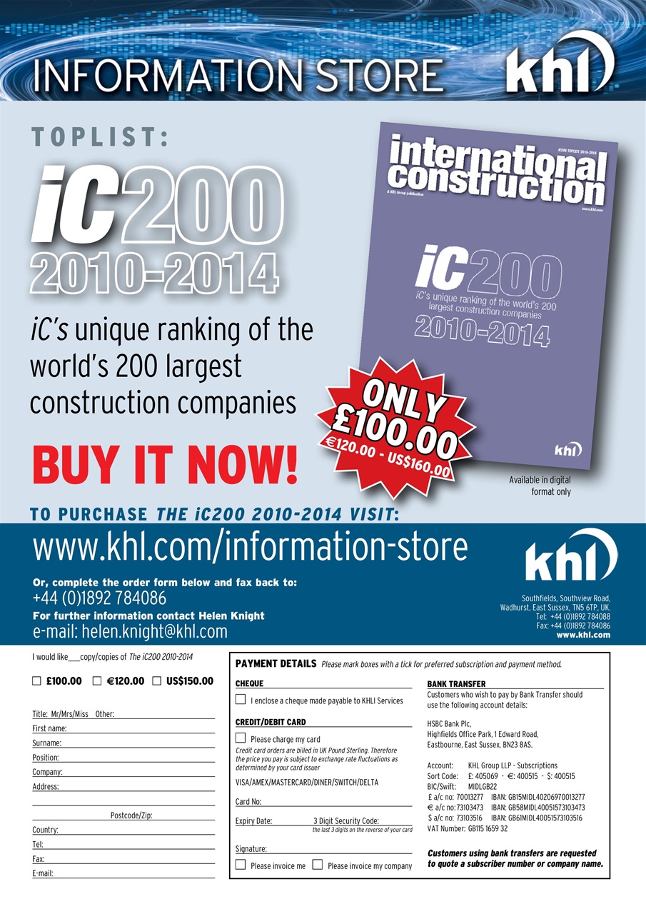 International Construction Preview Pages