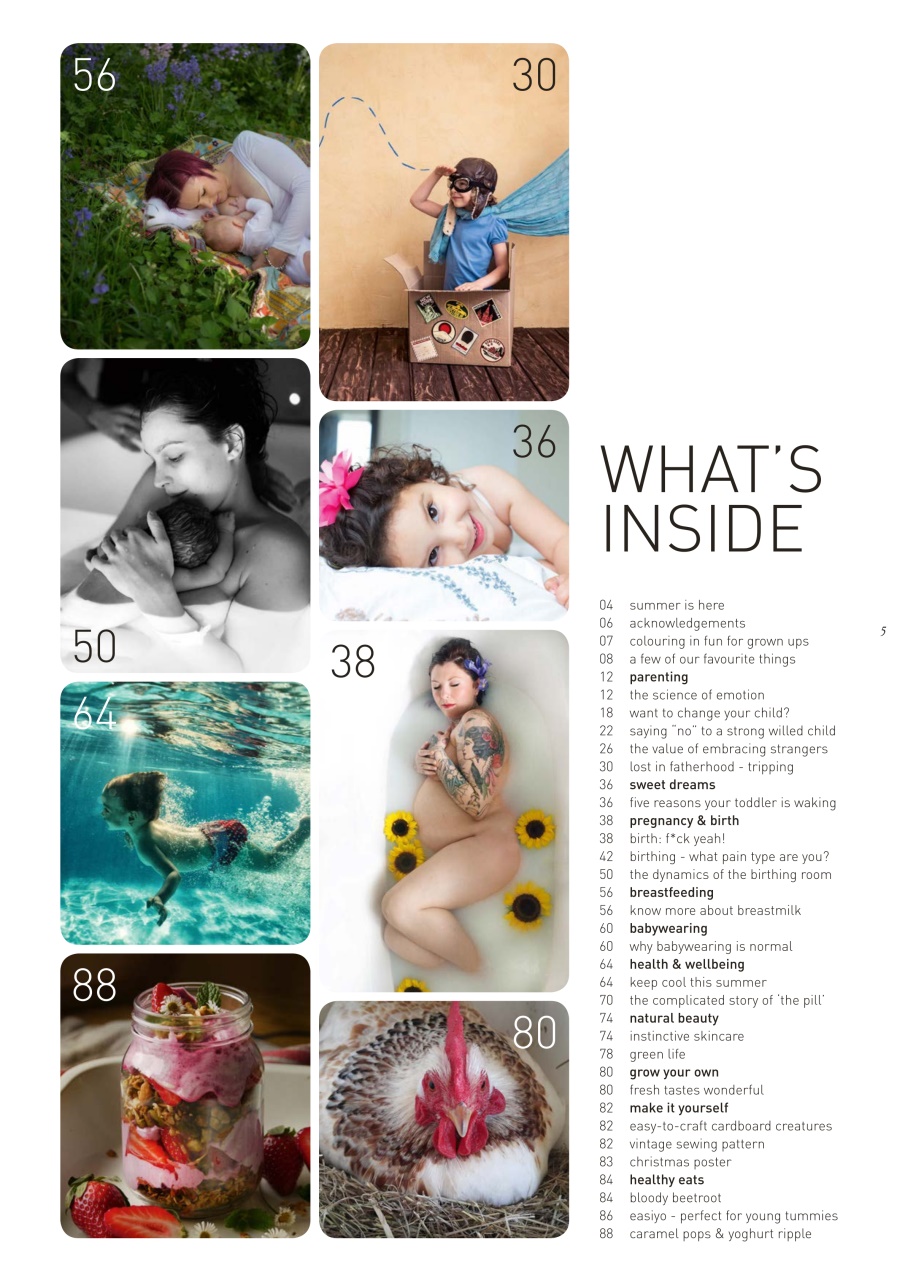 The Natural Parent Magazine Preview Pages