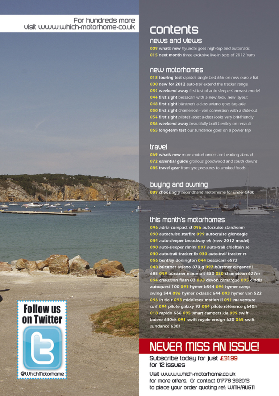 What Motorhome magazine Preview Pages