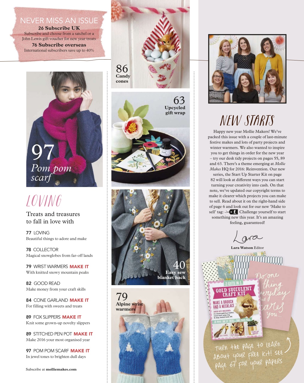 Mollie magazine Preview Pages