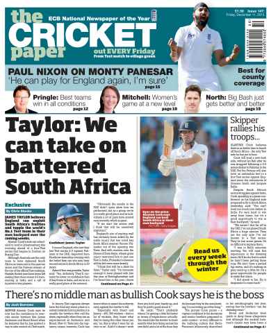 The Cricket Paper issue 11th December 2015