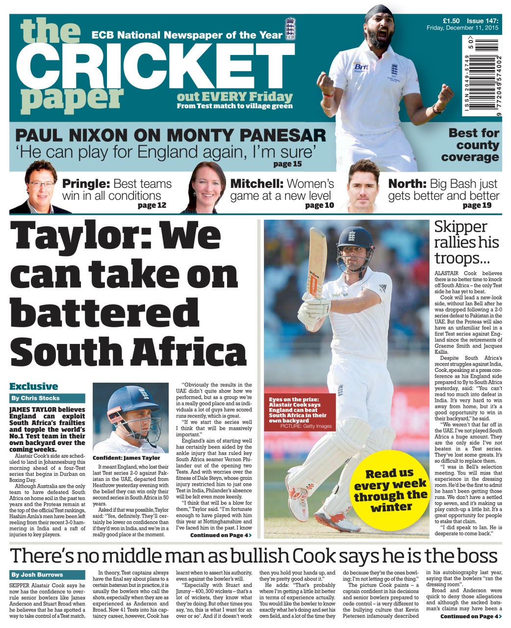 The Cricket Paper Preview Pages