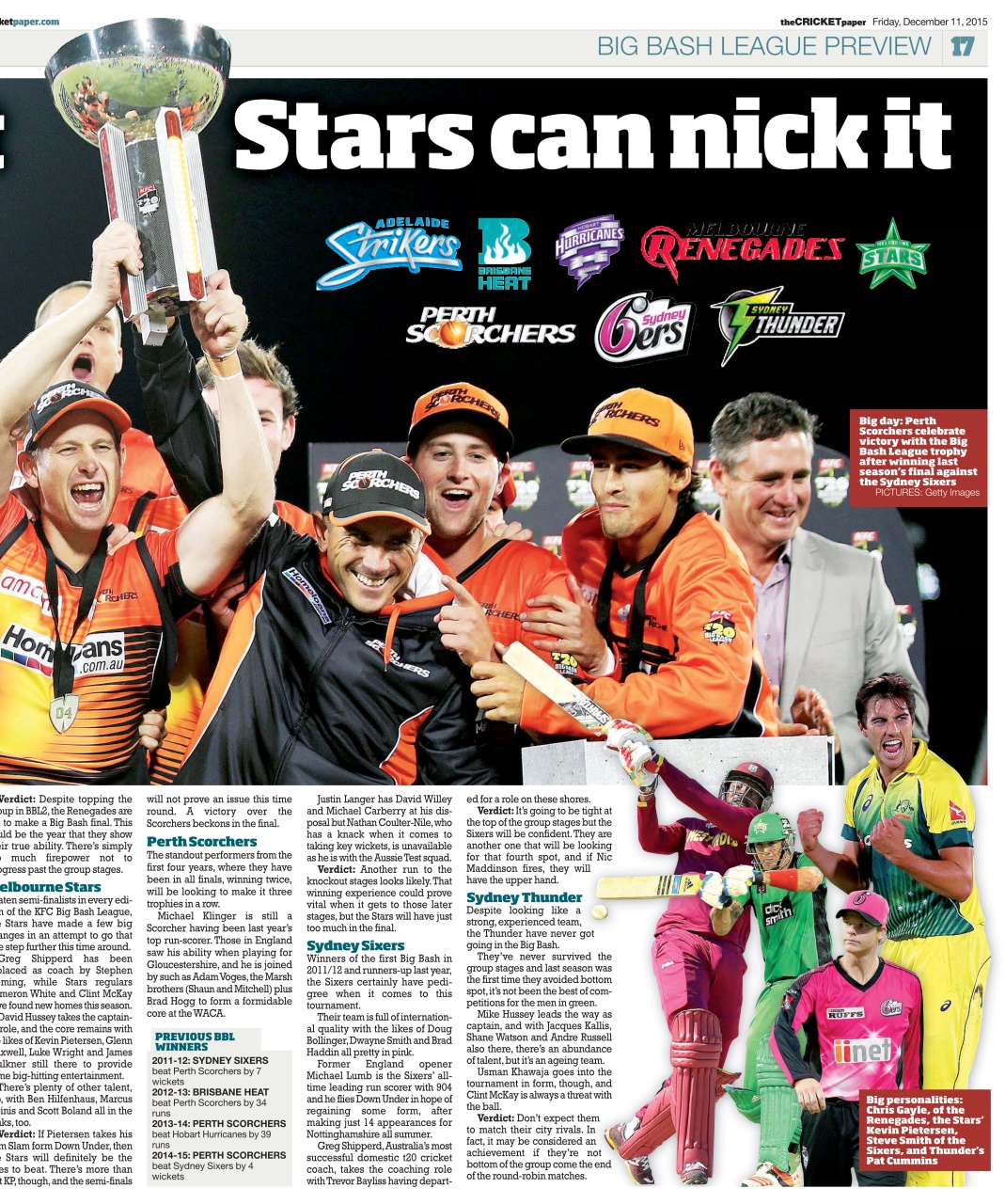 The Cricket Paper Preview Pages