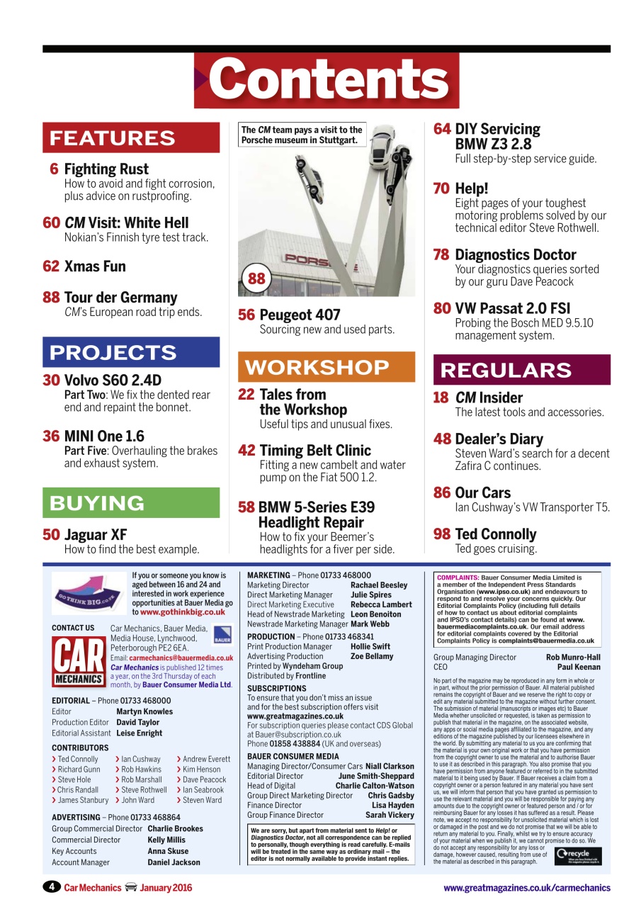 Car Mechanics Preview Pages