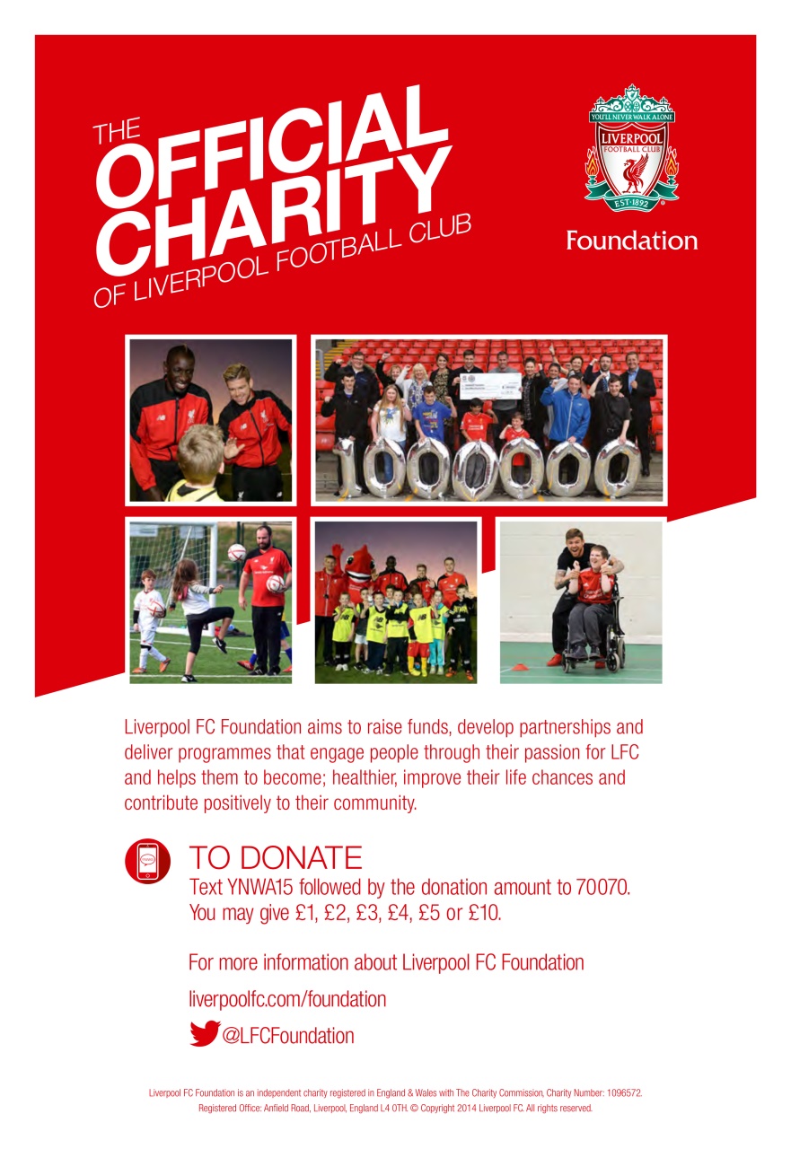 Liverpool FC Programmes Preview Pages