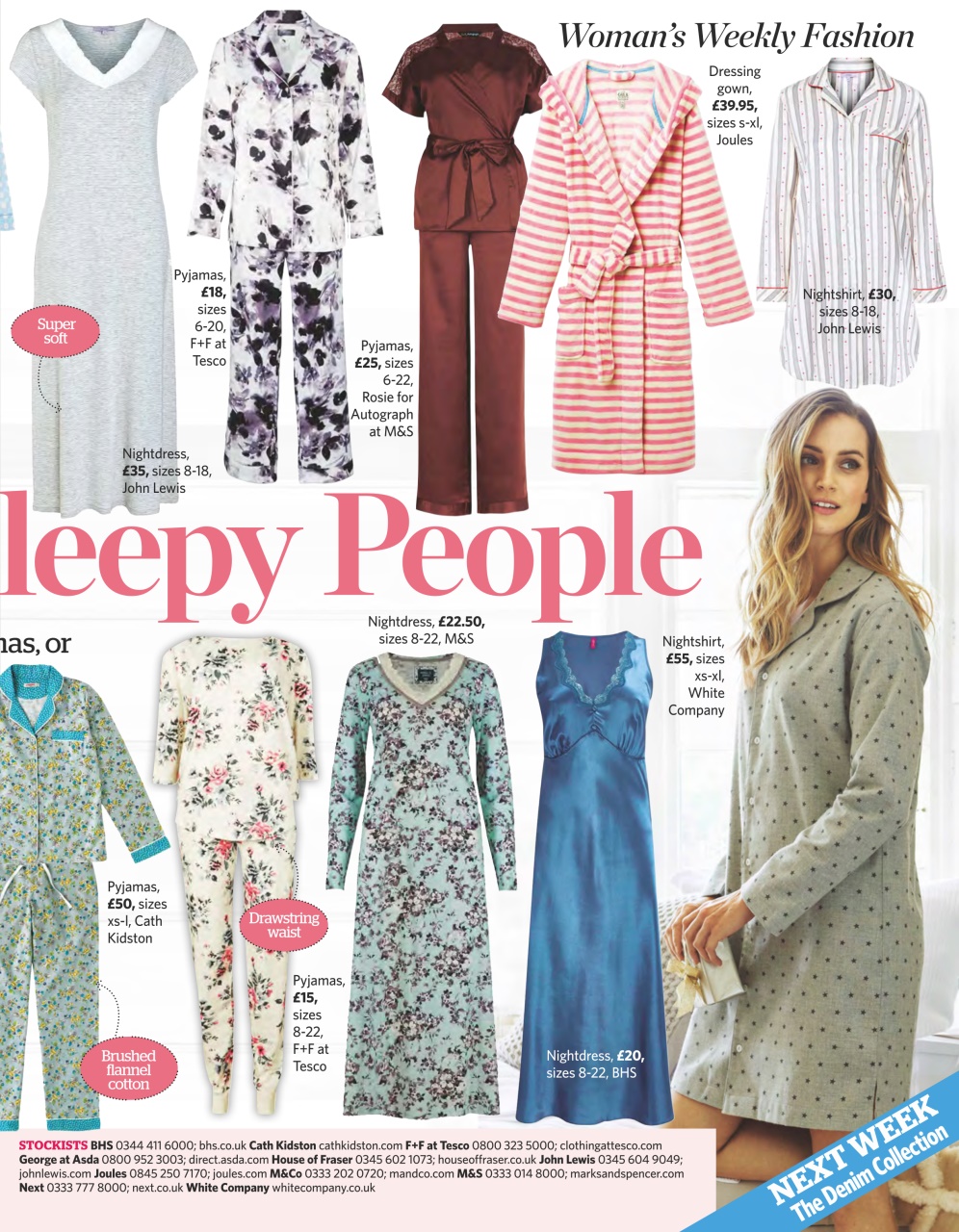 Woman's Weekly Preview Pages