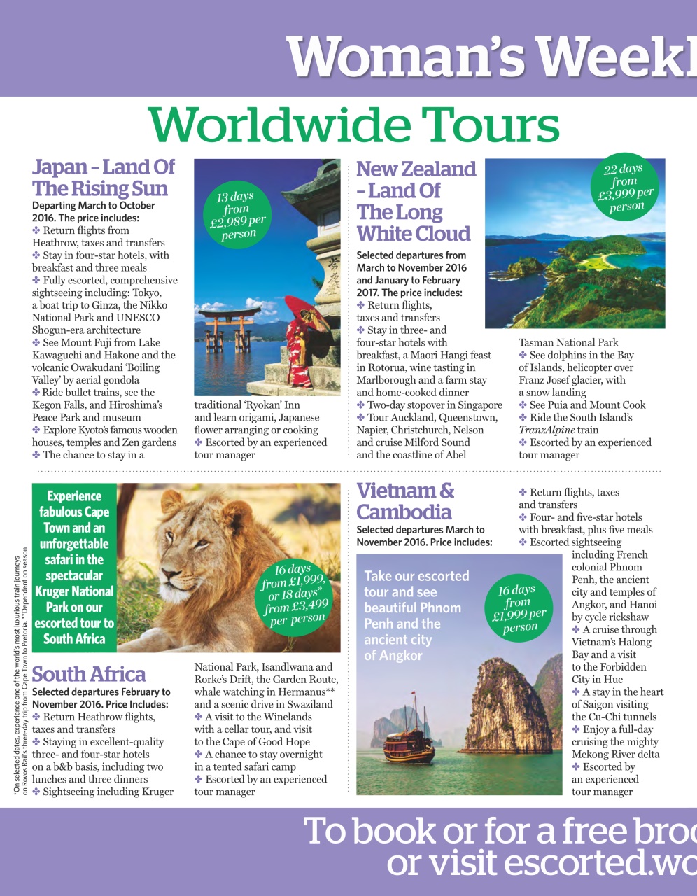 Woman's Weekly Preview Pages