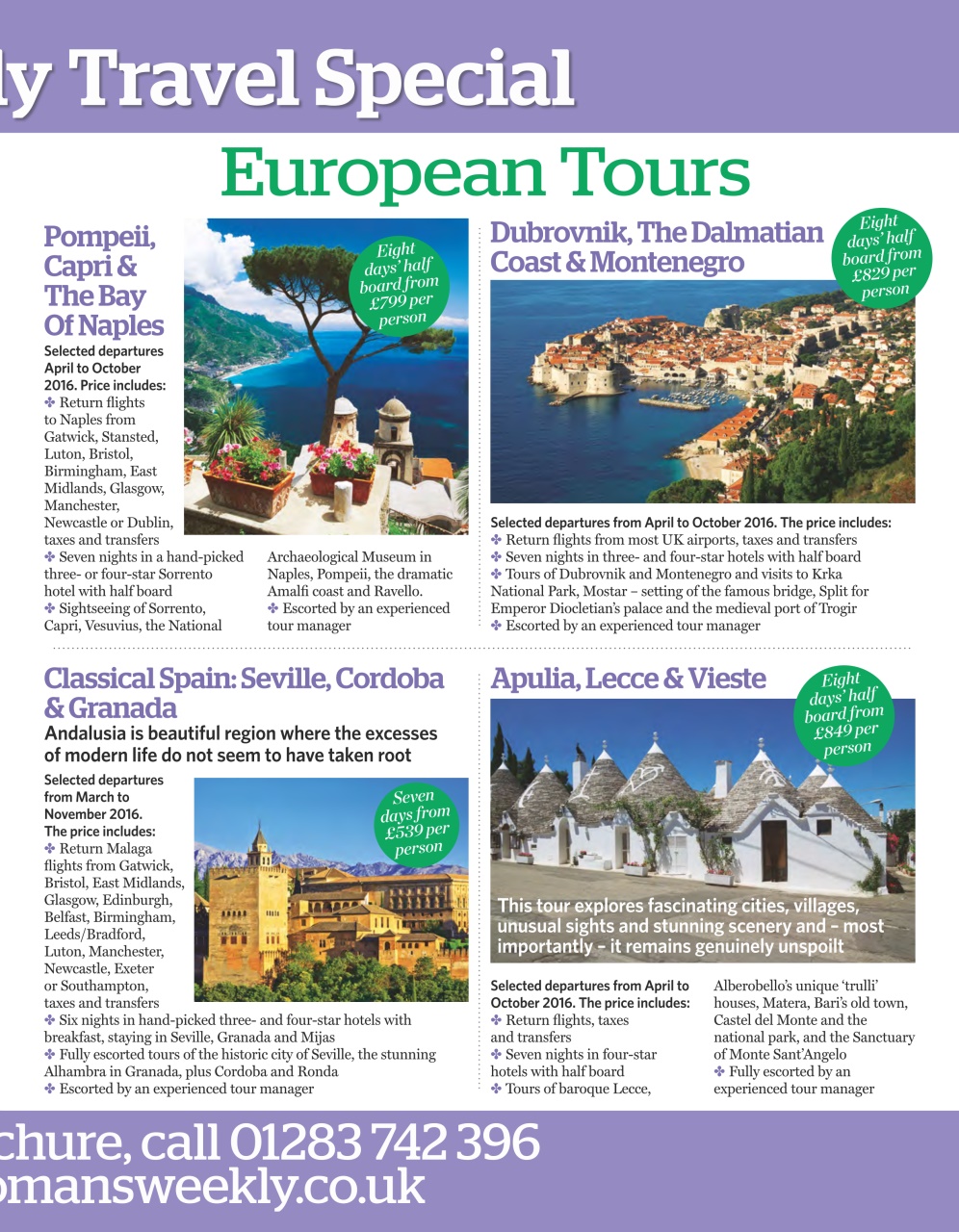 Woman's Weekly Preview Pages