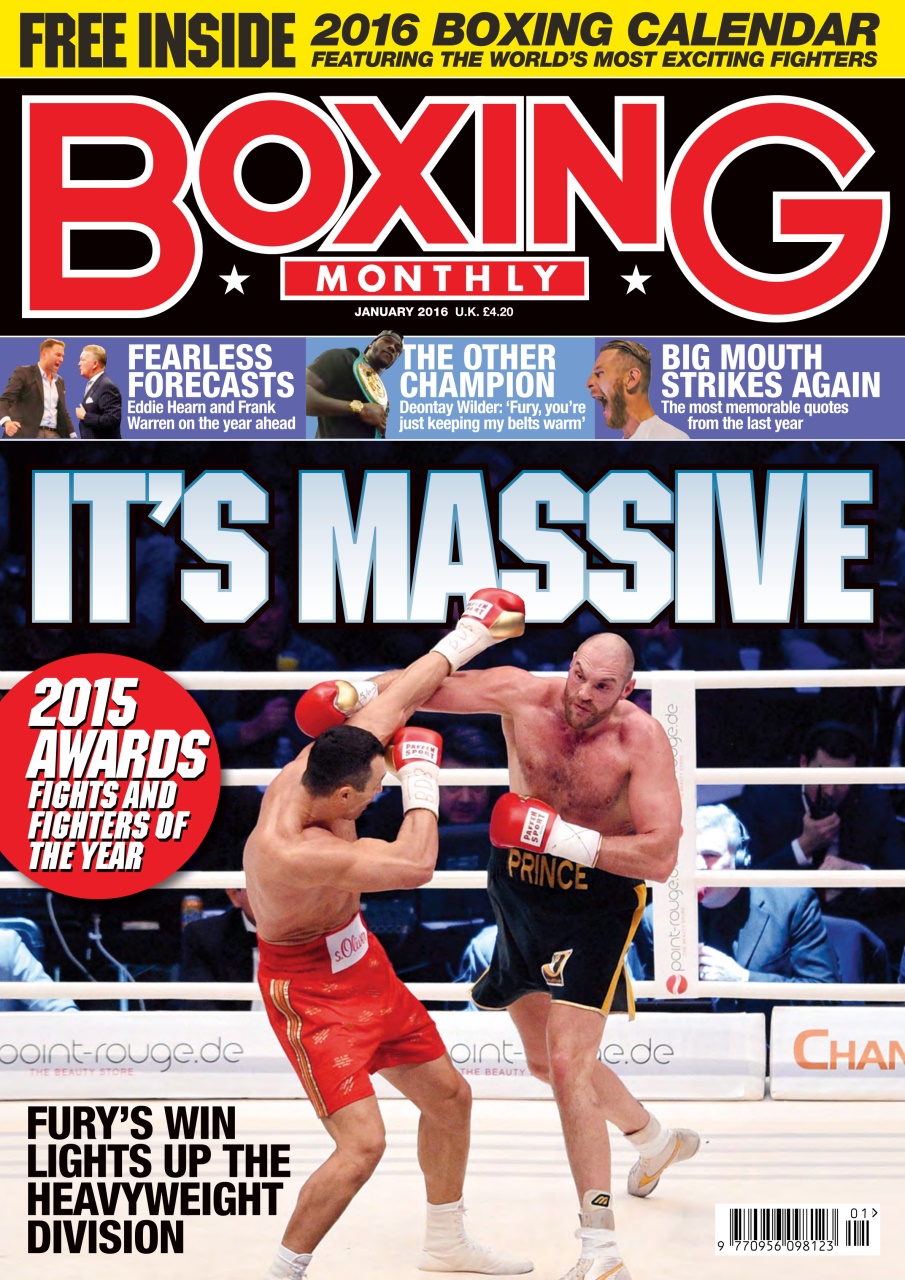 Boxing Monthly Preview Pages