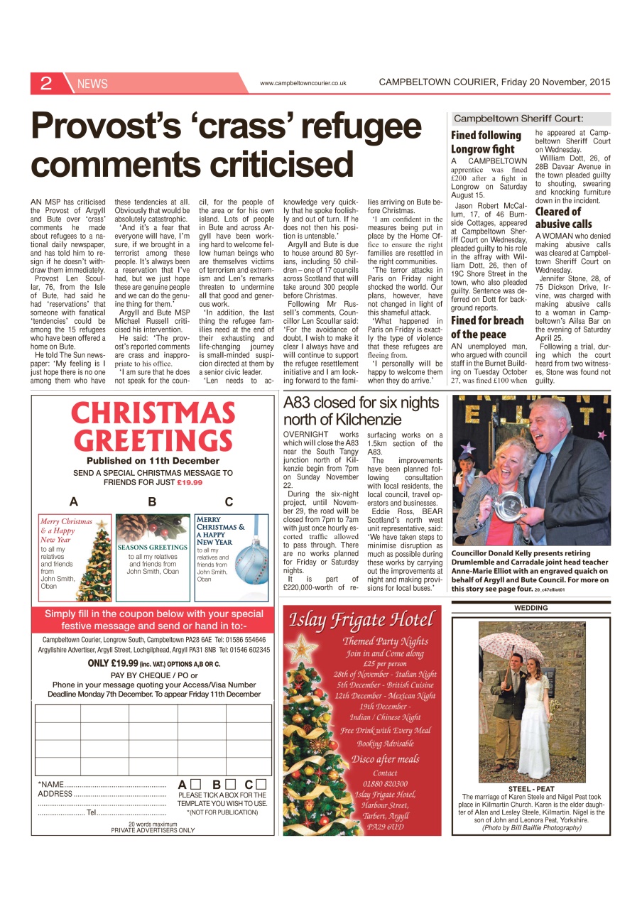 Campbeltown Courier Preview Pages