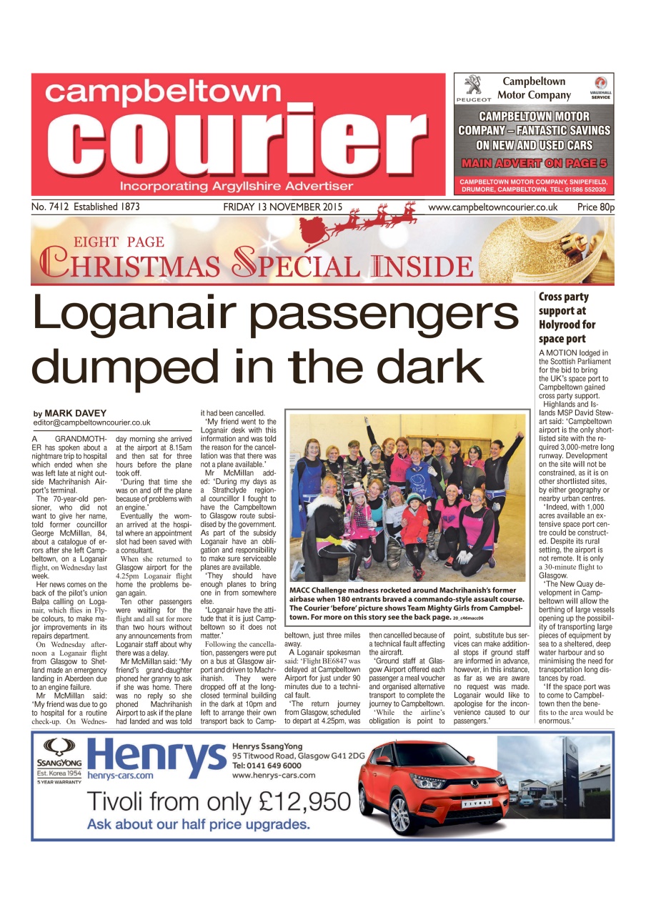Campbeltown Courier Preview Pages