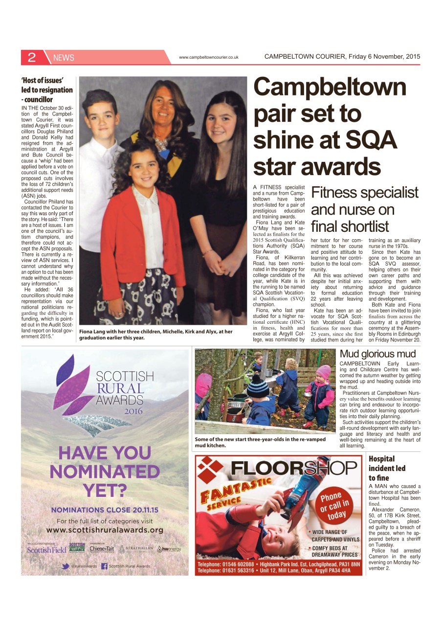 Campbeltown Courier Preview Pages