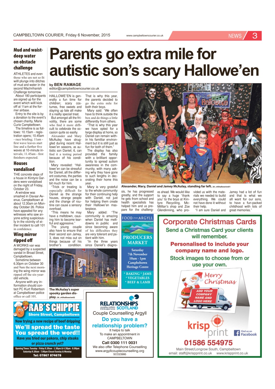 Campbeltown Courier Preview Pages