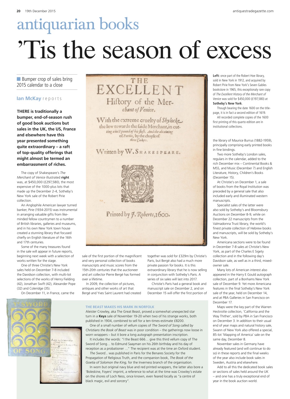 Antiques Trade Gazette Preview Pages