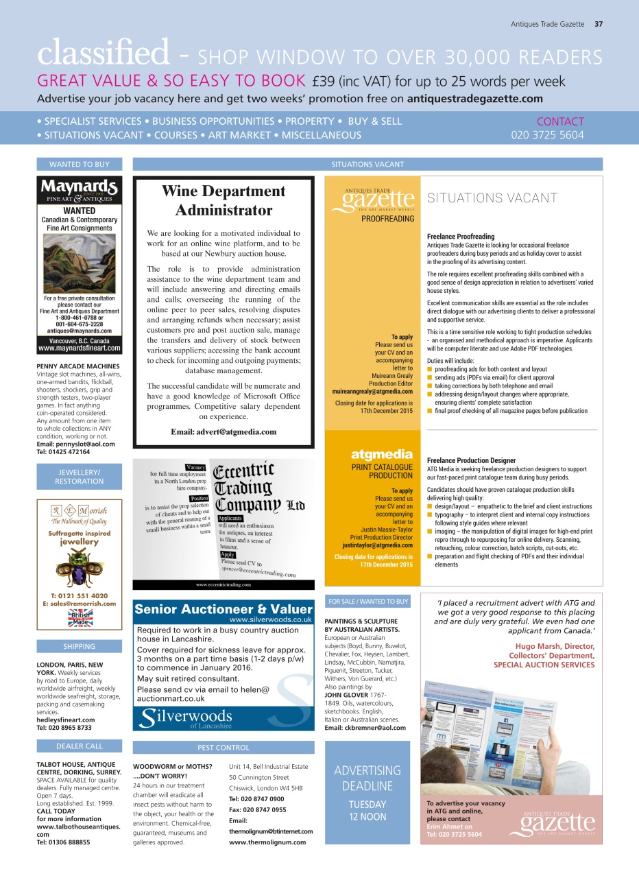 Antiques Trade Gazette Preview Pages