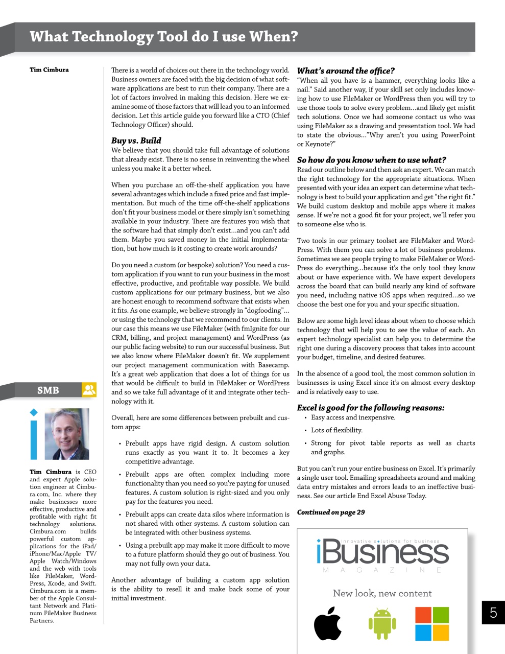 I.Business Preview Pages