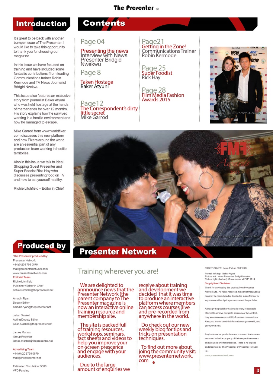 The Presenter Preview Pages