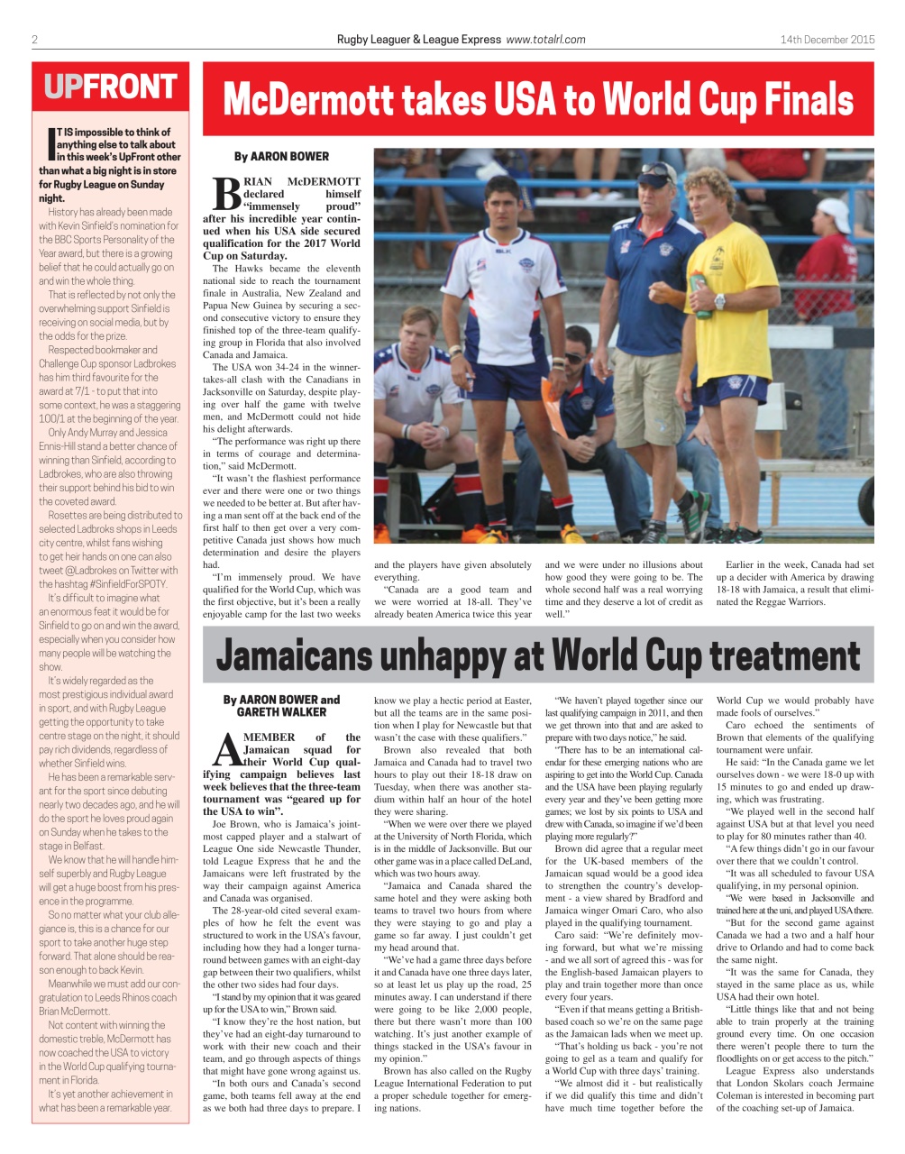 League Express Preview Pages