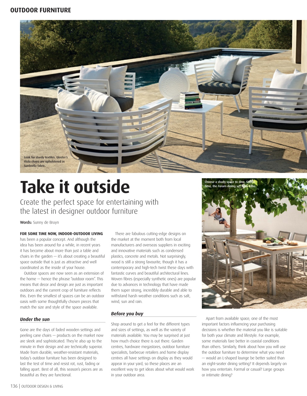 Outdoor Design & Living Preview Pages