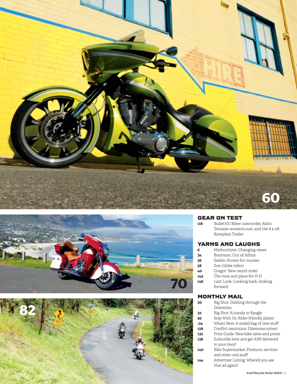 Australian Road Rider Preview Pages