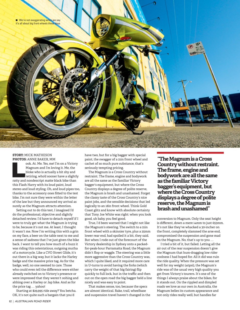 Australian Road Rider Preview Pages