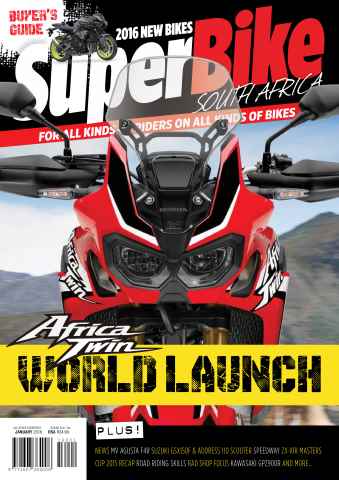 SuperBike South Africa issue January 2016