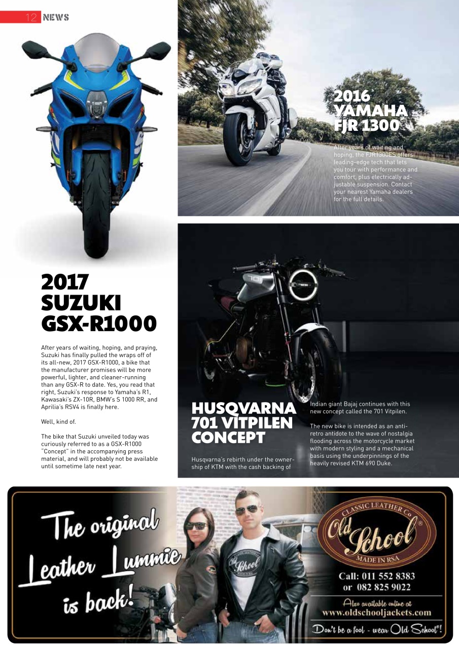 SuperBike South Africa Preview Pages