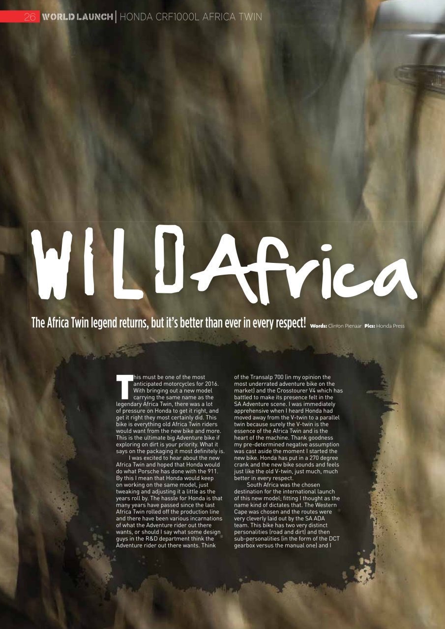 SuperBike South Africa Preview Pages