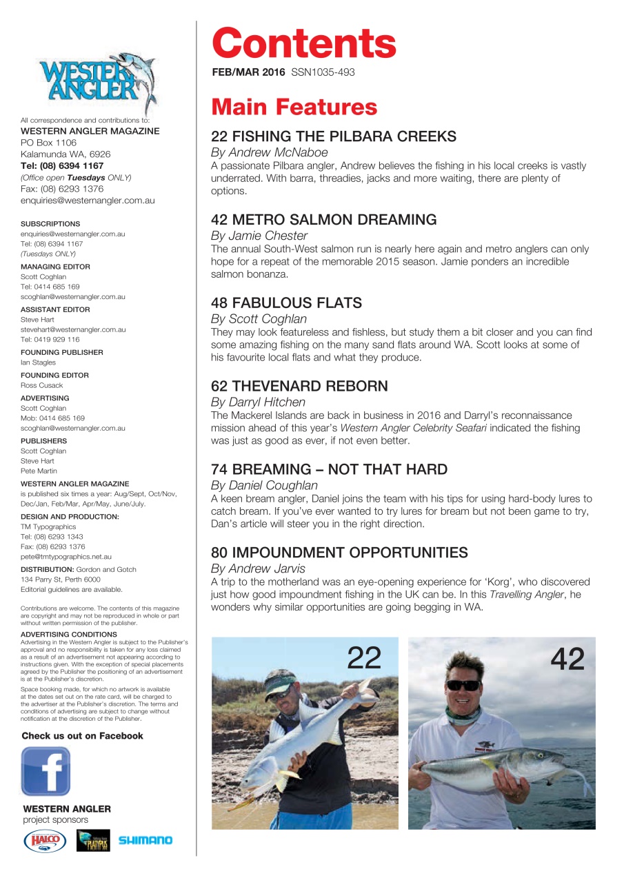 Western Angler Preview Pages