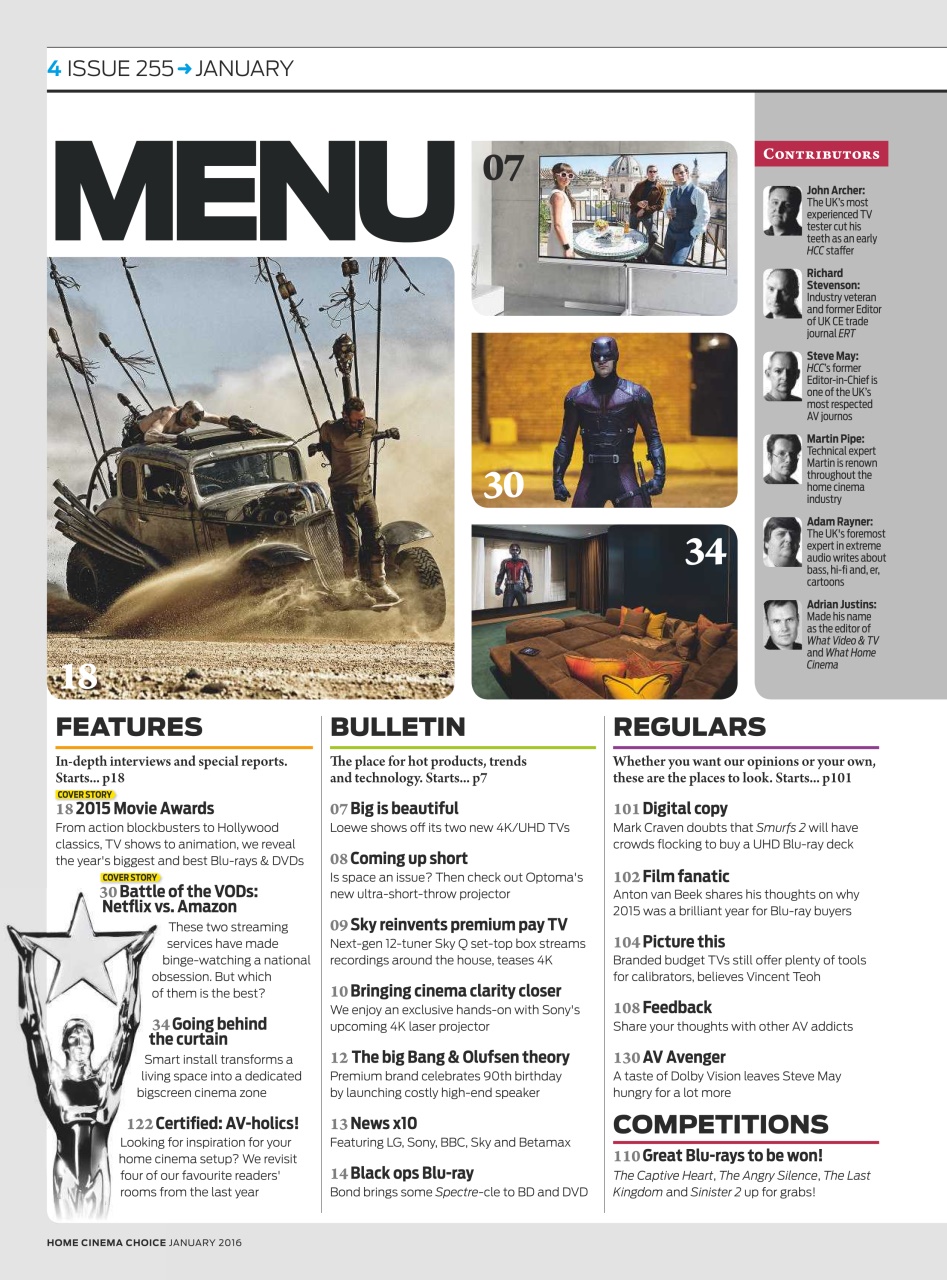 Home Cinema Choice Preview Pages