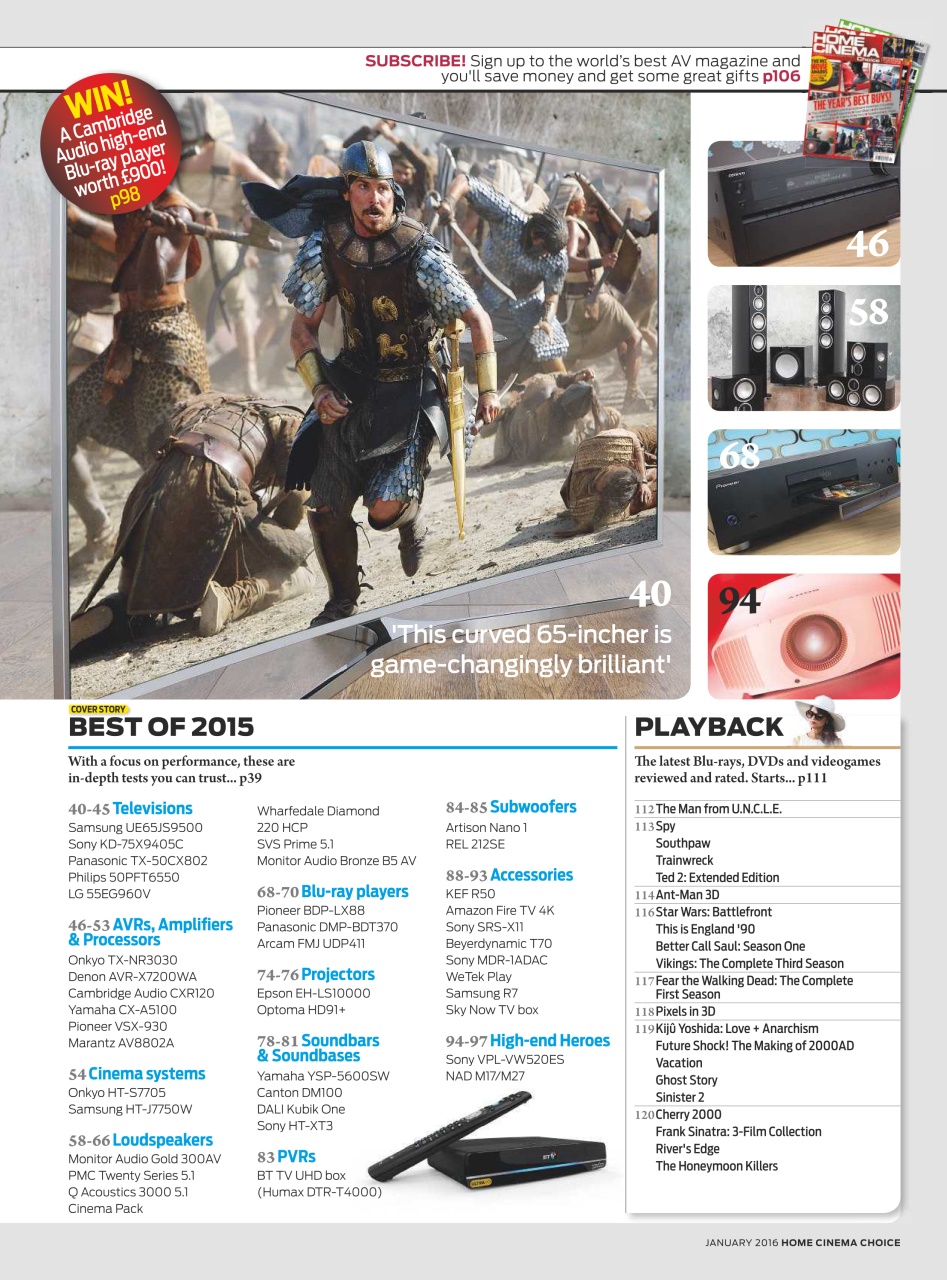 Home Cinema Choice Preview Pages