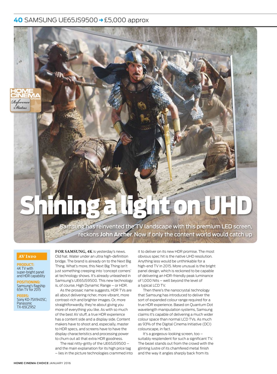 Home Cinema Choice Preview Pages