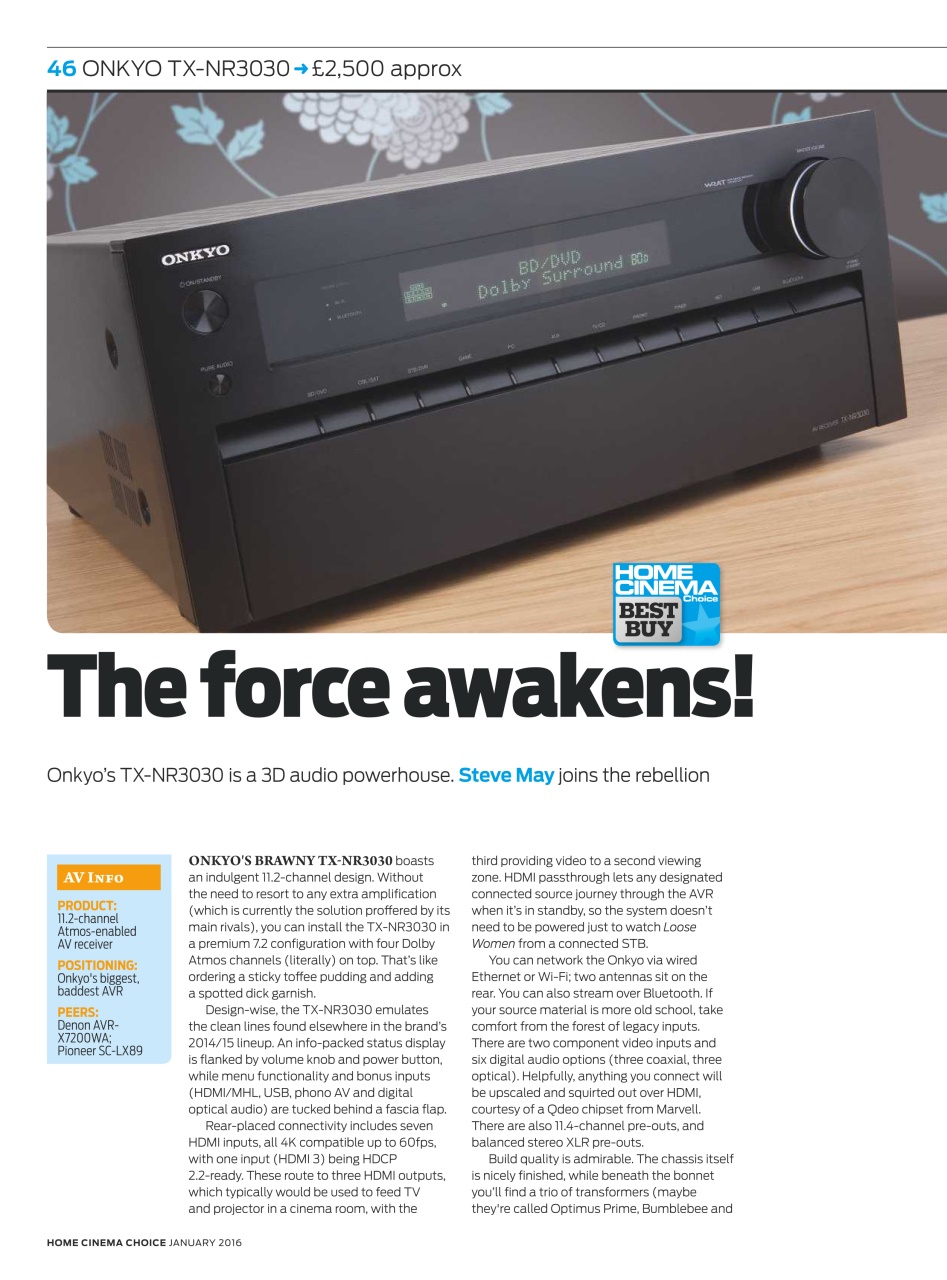 Home Cinema Choice Preview Pages