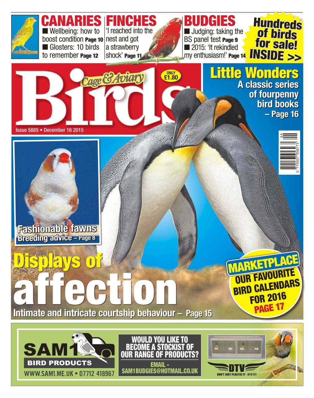 Cage & Aviary Birds Preview Pages