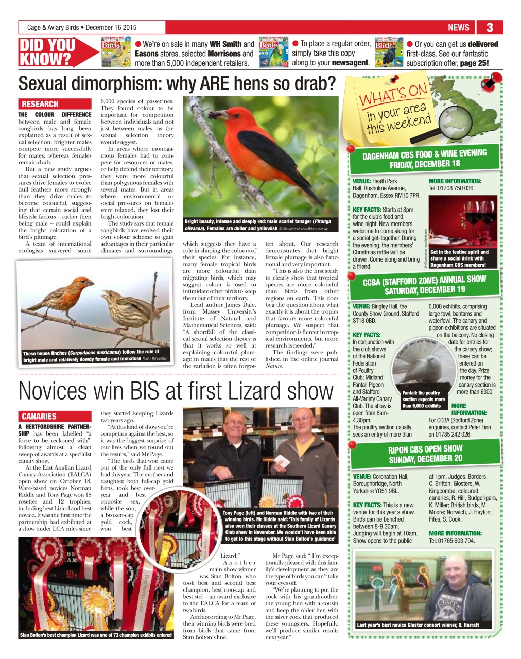 Cage & Aviary Birds Preview Pages
