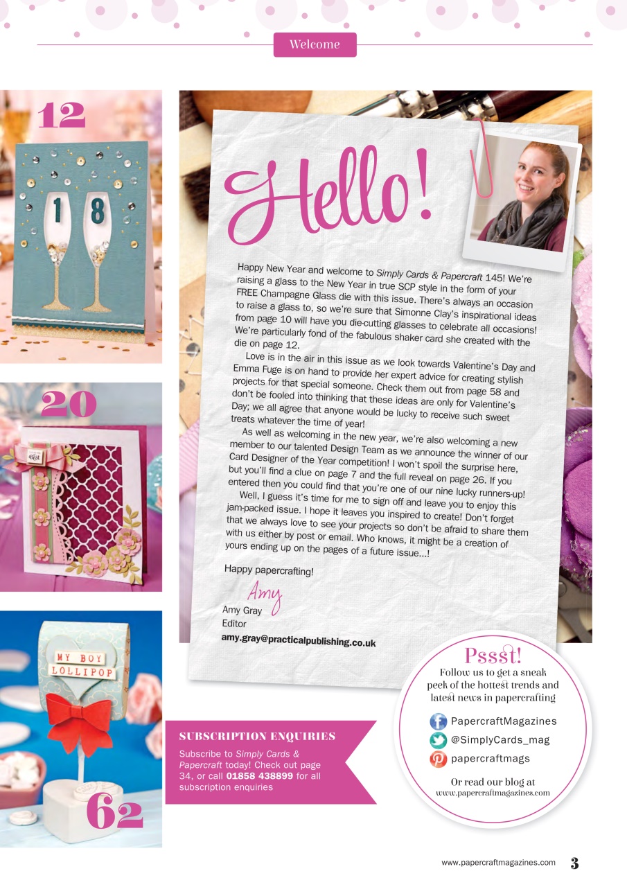 Simply Cards & Papercraft Preview Pages
