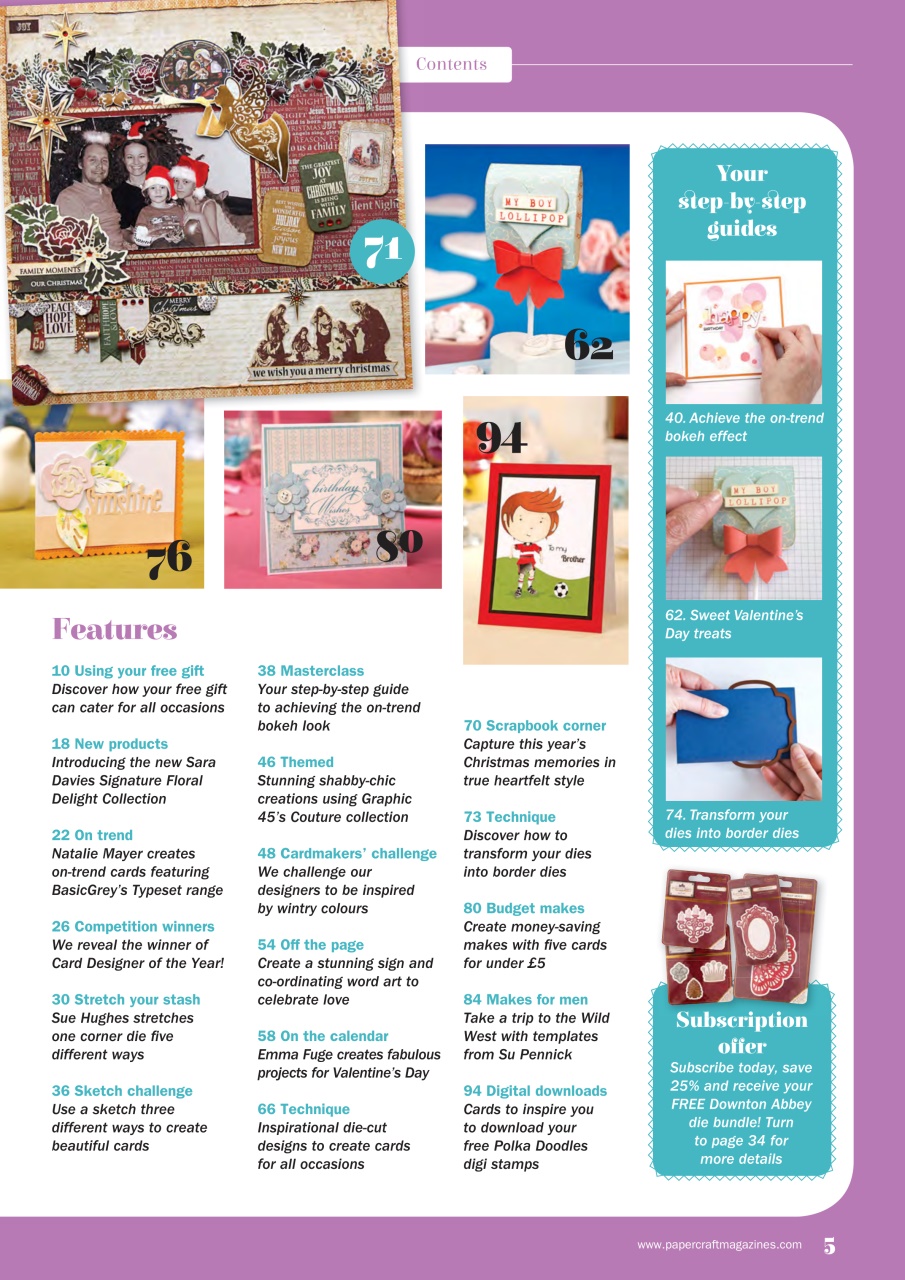 Simply Cards & Papercraft Preview Pages